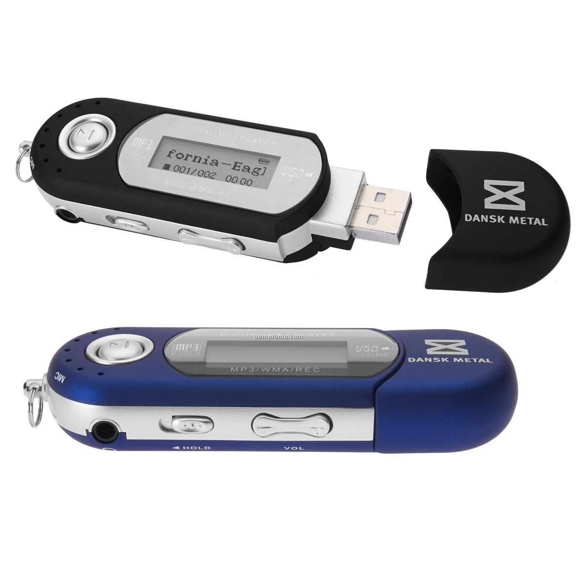Limbo Blue Mp3 Player & USB Flash Drive (512 Mb)