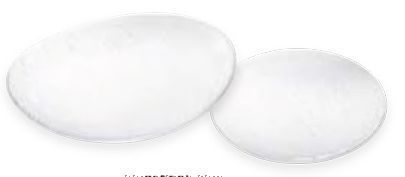 Oval Tuscany Glass Rain Collection Dishes