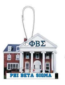 Phi Beta Sigma Fraternity House Zipper Pull