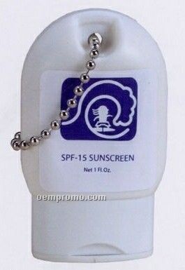 Spf 15 Lotion Toggle Bottle/Key Chain