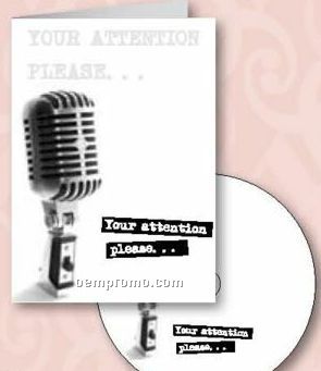 Your Attention Please Announcement Greeting Card