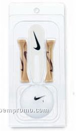 Nike Ndx Heat Golf Ball In Clamshell W/ Stock Tees & Divot Tool