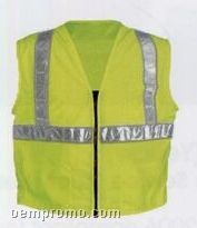 Premium Class II Surveyor's Safety Vests With 5 Pockets (S/M-2xl)