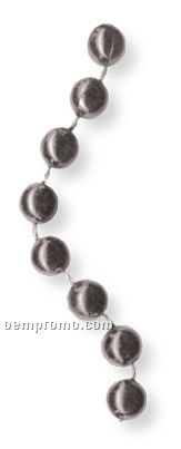 Silver 7-1/2 Mm Bead Necklaces