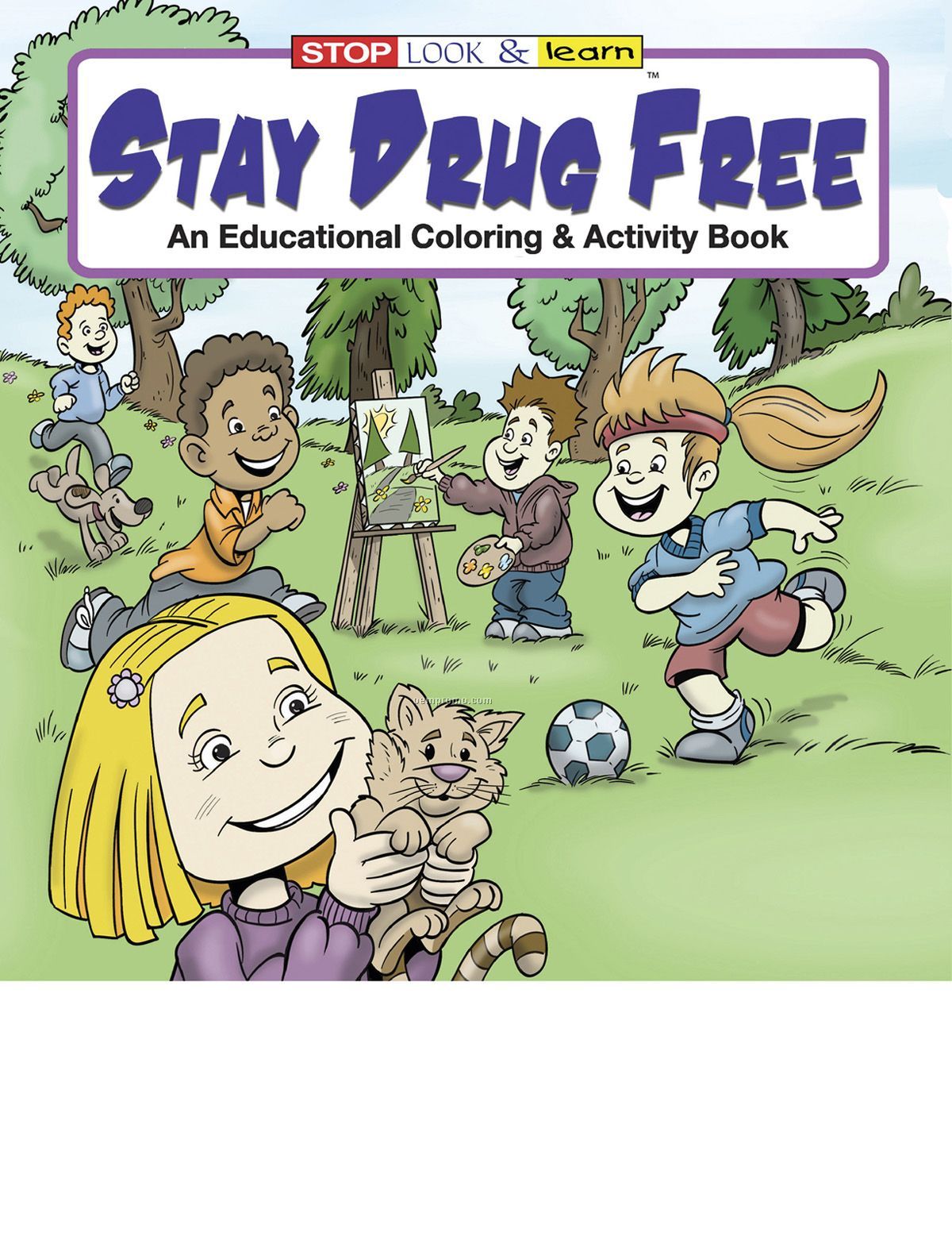 Stay Drug Free Coloring Book