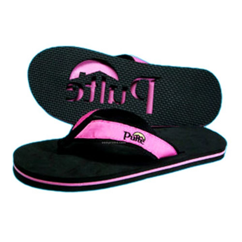 Flip Flop Sandal With Fabric Strap