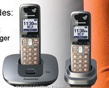Panasonic Telephone W/1 Base / 1 Cordless Handset / Chargers