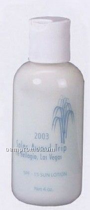 Spf 15 Lotion In Clear Bottle