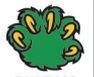 Stock Bear Claw Chenille Patch