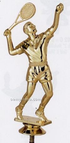 Tennis Player Male Plastic Figure Casting