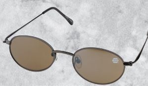 4 Hour Special Sunglasses - Black Frame/Oval Gray Lens