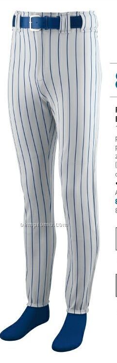 Adult 14 Oz. Striped Baseball Pants