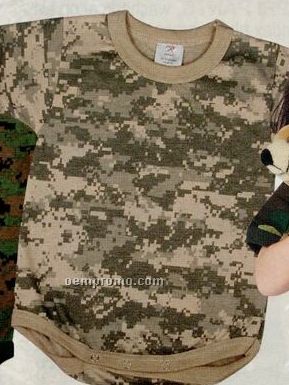 Army Digital Camouflage Infant Romper