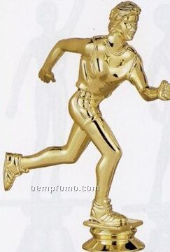 Female Track Runner Plastic Figure Casting