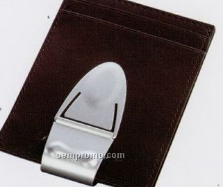 Geneva Mini Cabretta Leather Wallet W/ 4 Credit Card Pocket