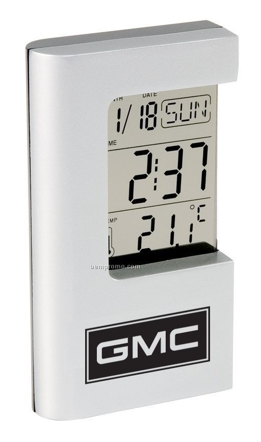 See Through Digital Alarm Clock W/ Temperature & Calendar