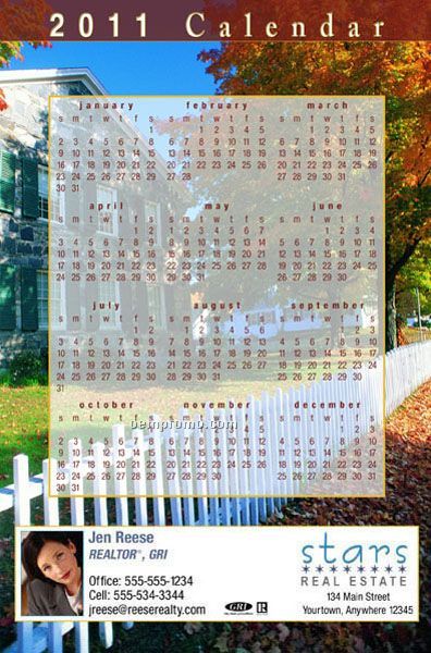 2010 Calendar Postcards - Jumbo Size (8 1/2