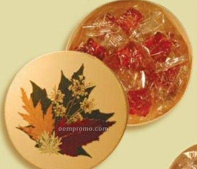 How Sweet Maple Syrup Peanut Brittle In Large Round Box (Hot Stamp)