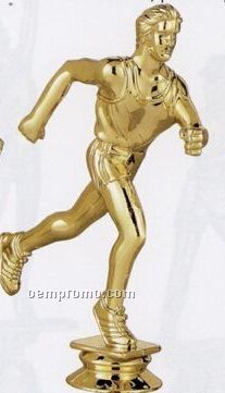 Male Track Runner Plastic Figure Casting