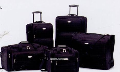 Corsica 5 Set Luggage W/ Garment Bag & Retract Bel Handle