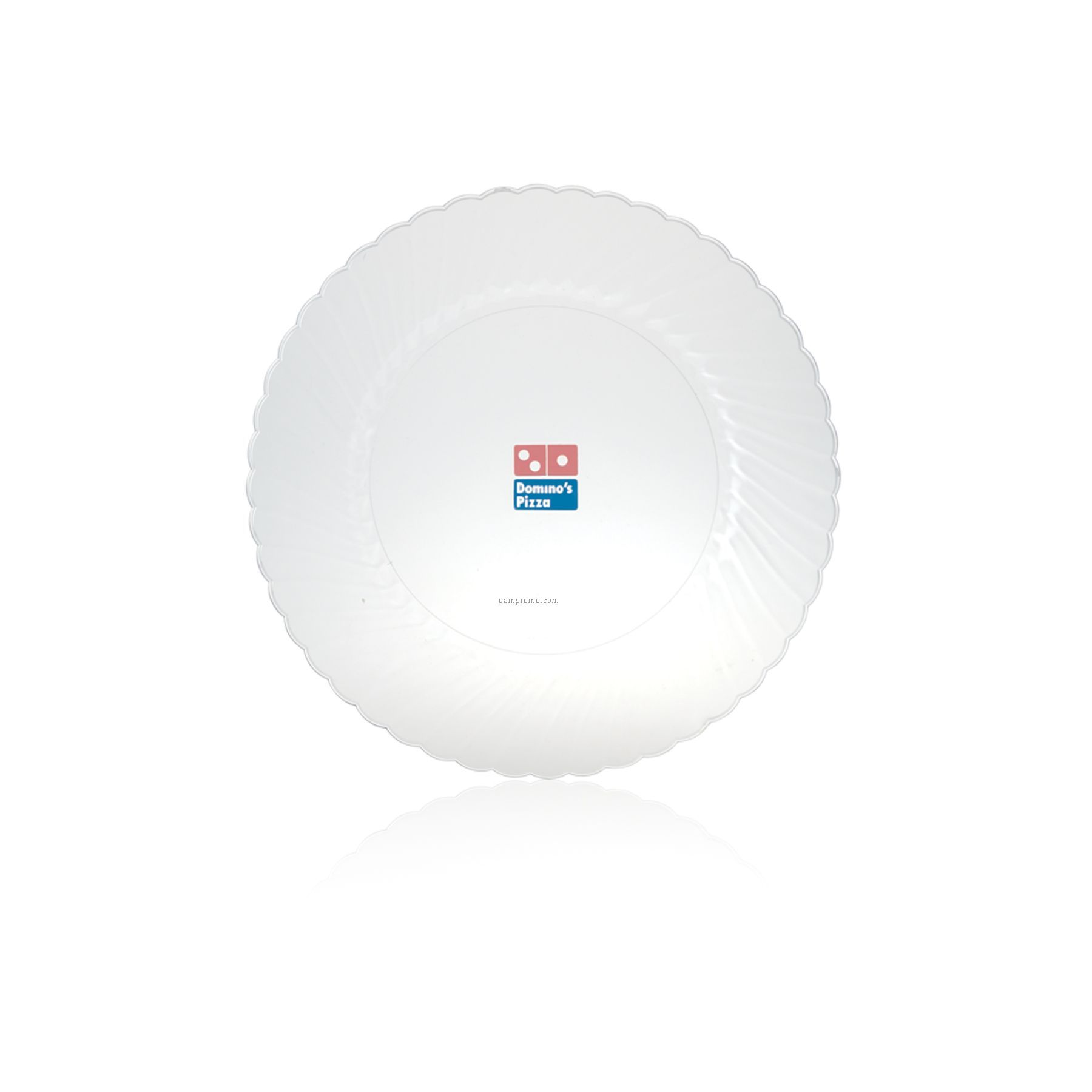 10" Plastic Classicware Plates (Clear)