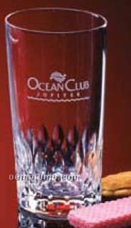 13 Oz. Full 24% Lead Crystal Lotus Beverage Glass