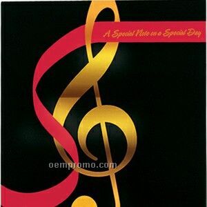 Treble Clef Special Day Note Card