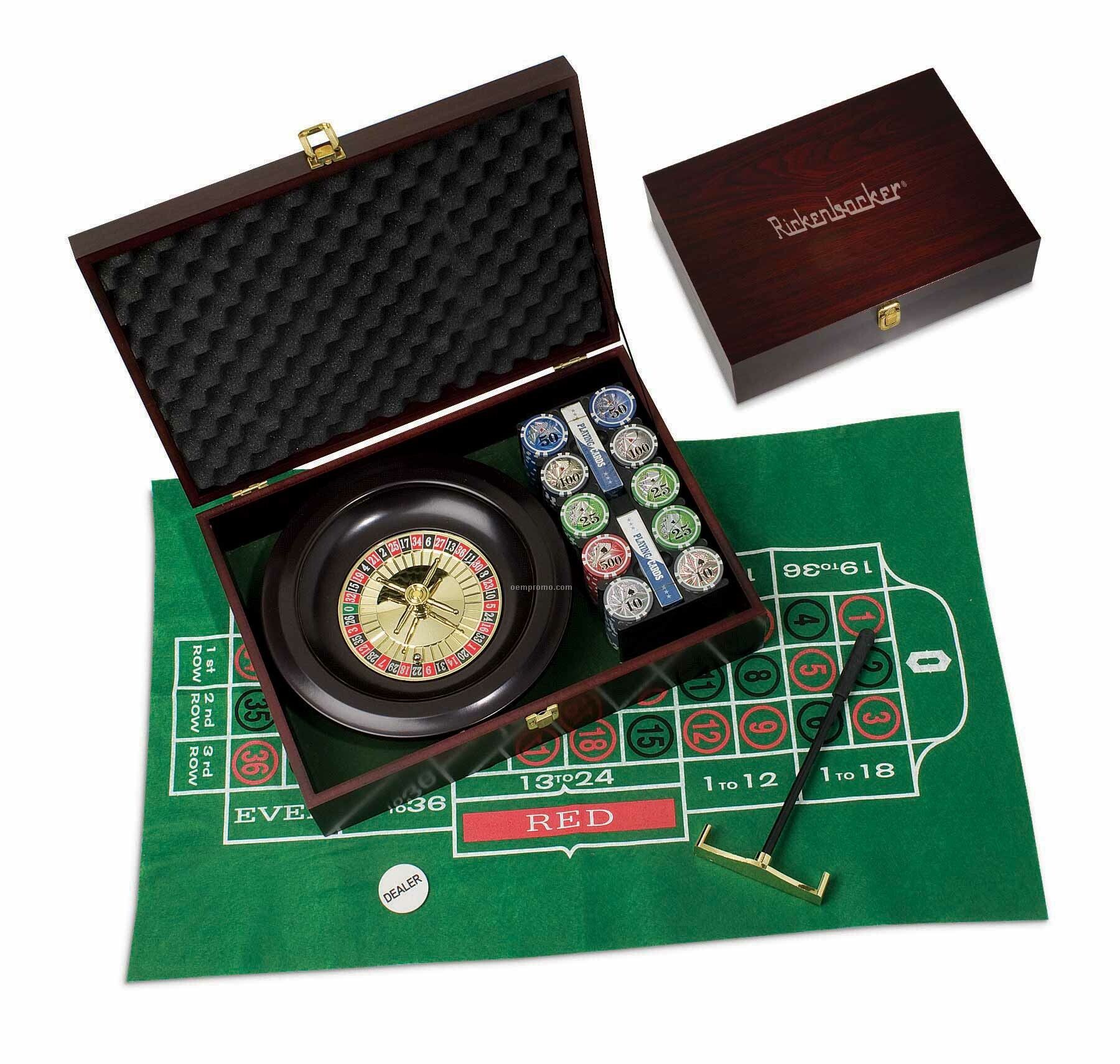 rullit poker set game with wheel