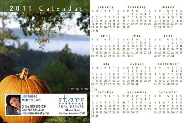 2010 Calendar Postcards - Jumbo Size (8 1/2" X 5 1/2")