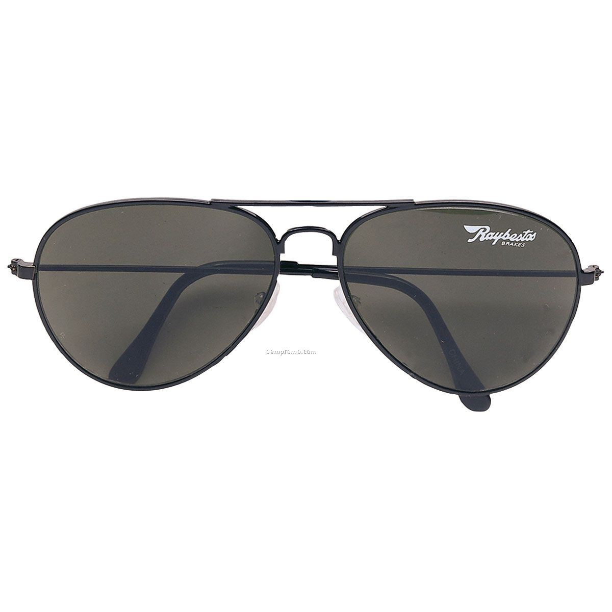 Black Metal Frame Aviator Sunglasses