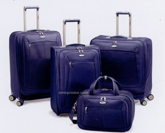 Blue Samsonite Silhouette 11 Softside 22" Carry On Upright Expandable