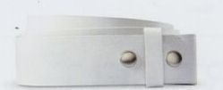 Build A Belt Leather Belt Strap W/ Interchangeable Design/ White/30