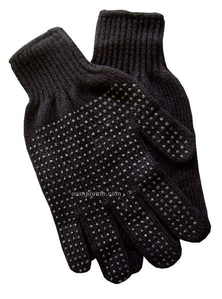 Men`s Embroidered Utility Work Gripper Gloves - Blank