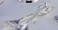 Silver Plated Baby Bunny Fork & Spoon