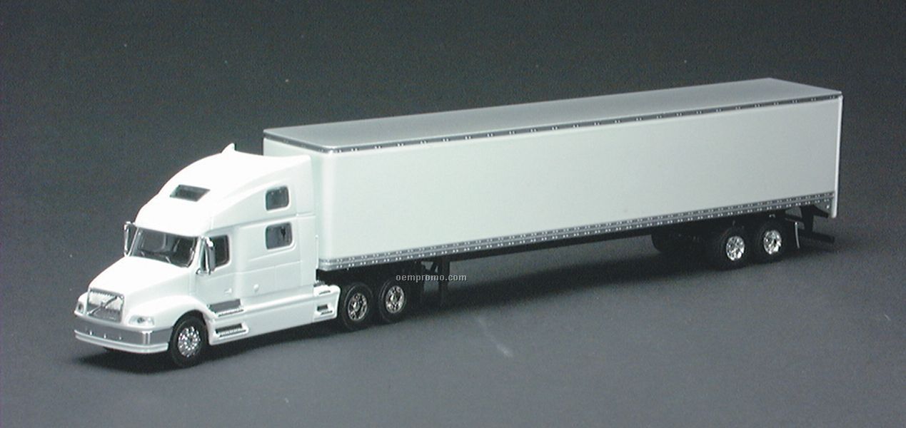 White Volvo 770 And 53' Trailer W/Double Rear Doors