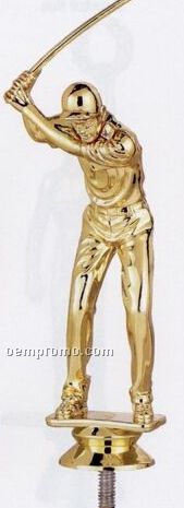 Male Golfer Plastic Figure Casting