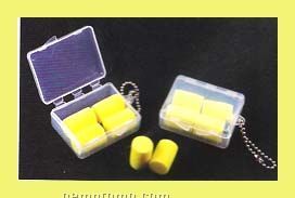 Non-corded Ear Plugs In Translucent Case - Blank