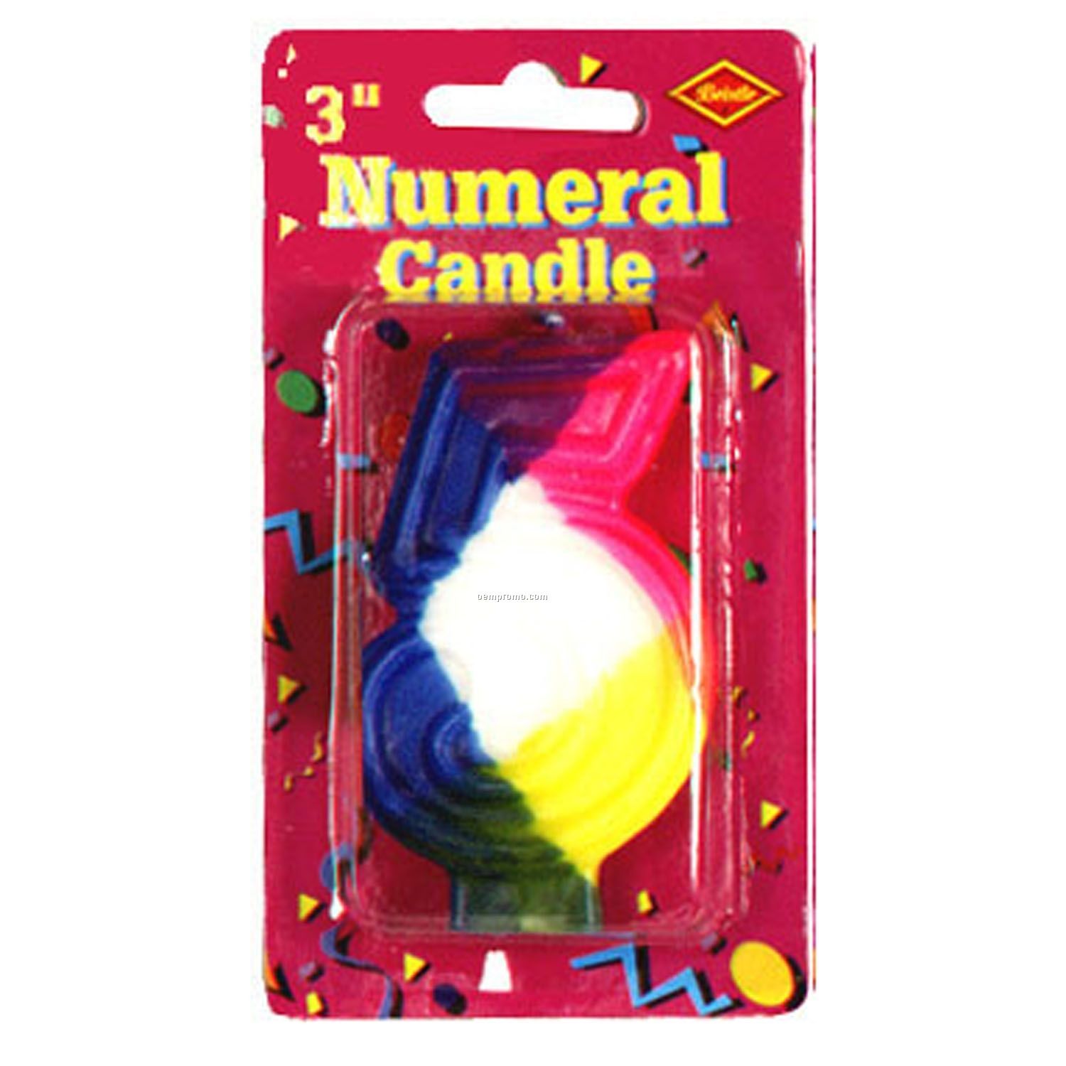 Rainbow Question Mark Candle