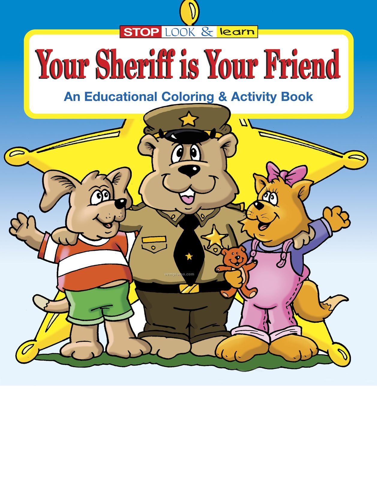 Your Sheriff Is Your Friend Coloring And Activity Book