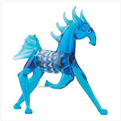 Art Glass Horse Figurine
