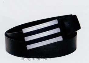 Build A Belt Leather Belt Strap W/ Interchangeable Design/ White/34"