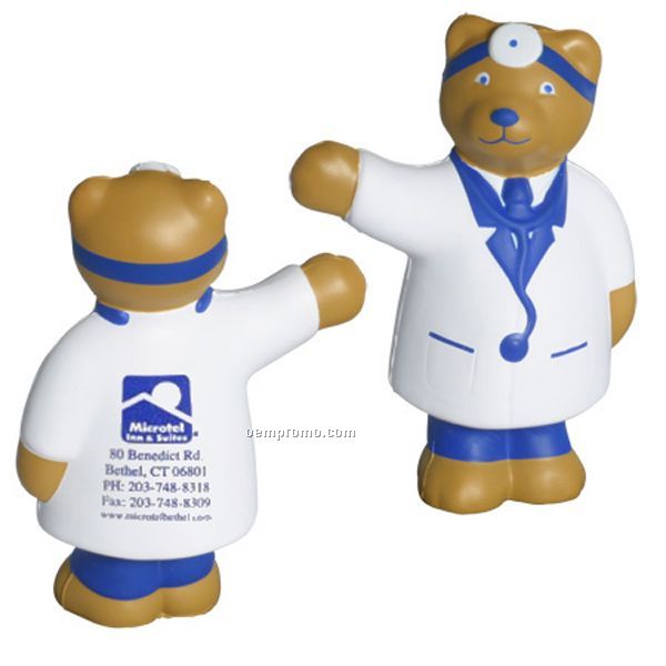 Doctor Bear Squeeze Toy