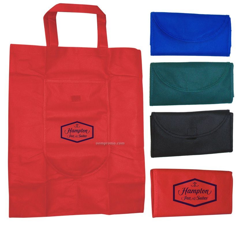Folding Tote Bag With Velcro Closure