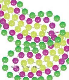 Glow In The Dark 12 Mm Bead Necklaces (12 Pack)