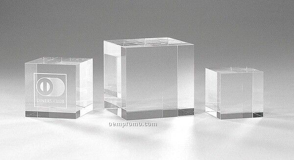 Optic Crystal Cube (2 3/4" Cube)