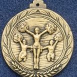 2.5" Stock Cast Medallion (Cheer Pom-pon)