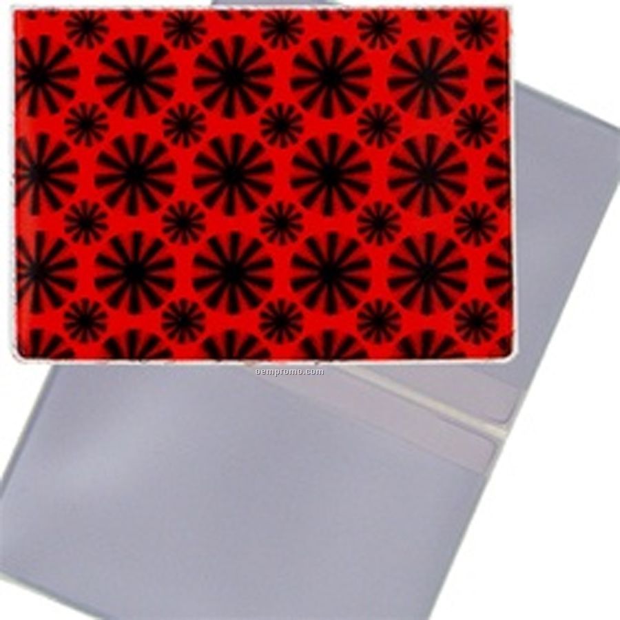 3d Lenticular Business Card Holder (Stars/ Red0