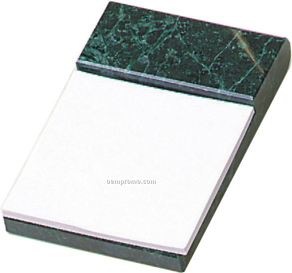 Green Marble Desk Accessories (Note Pad Holder)