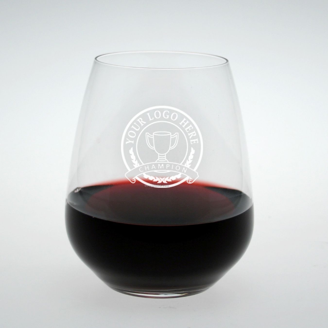Studio Stemless Burgundy/ Pinot Noir Glass (Set Of 4 - Light Etch)