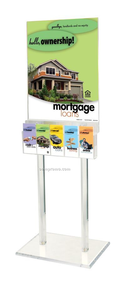 2-sided Acrylic Floor Poster Stand (1 Side)